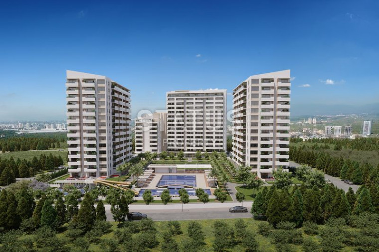 High-quality premium project at the pencil stage in the city of Mersin from a reliable developer, 78-124 m2 photos 1