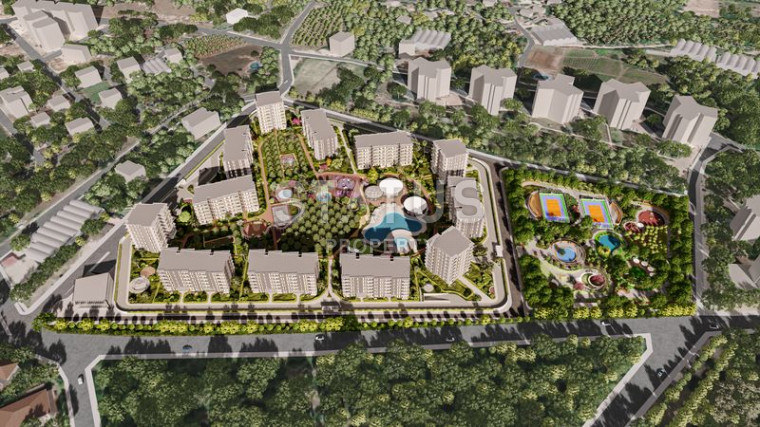 Масштабный проект в городе Мерсин с огромной зеленой территорией от элитного застройщика, 148-251 м2. фото 1