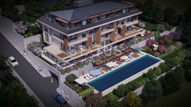 A new complex with panoramic views of the sea and the city in the Buyukkhasbahce area. 79m2 - 163m2 photos 1