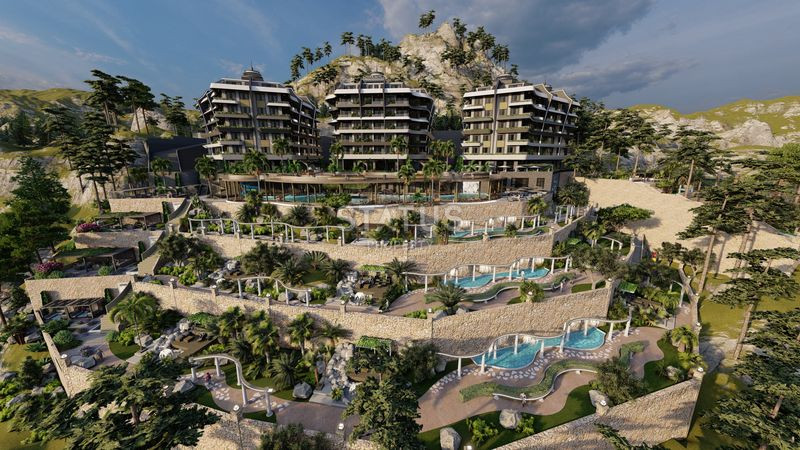 New luxury residential complex on the top of the Taurus Mountains, 46-210 m2 фото 2