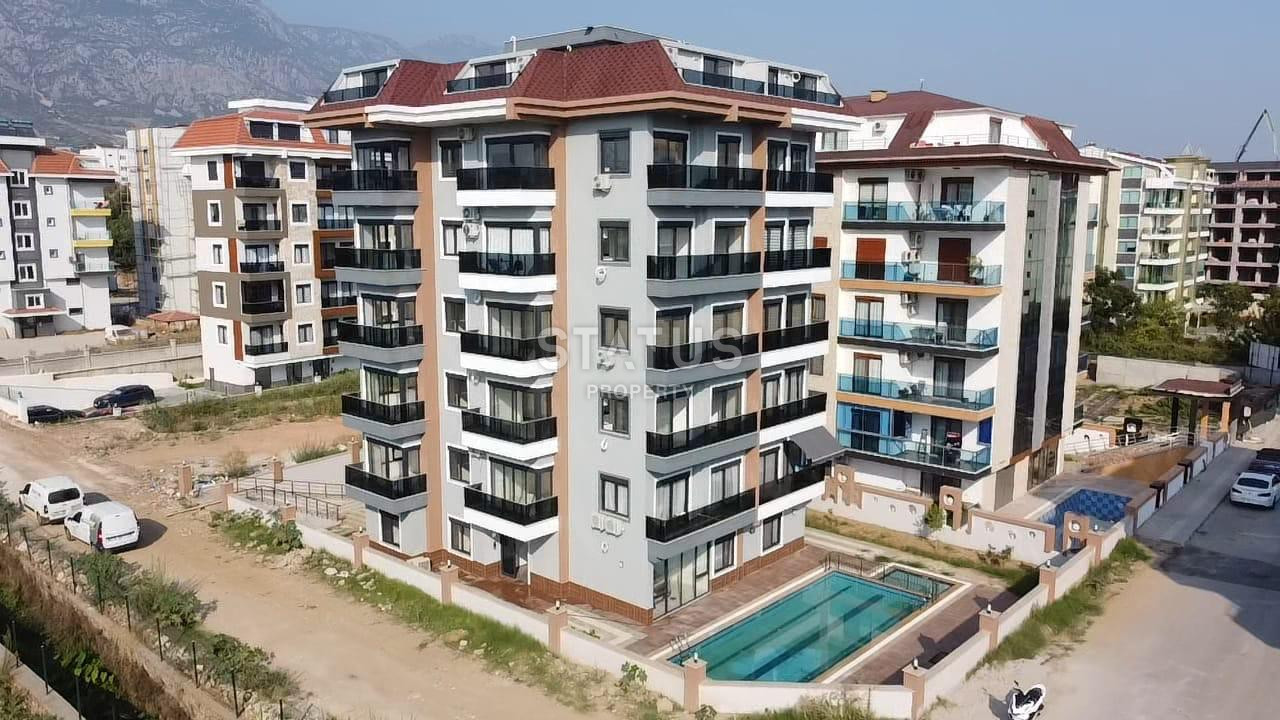 Furnished apartment in a new residential complex 100m from the sea in Kestel. 50m2 фото 1