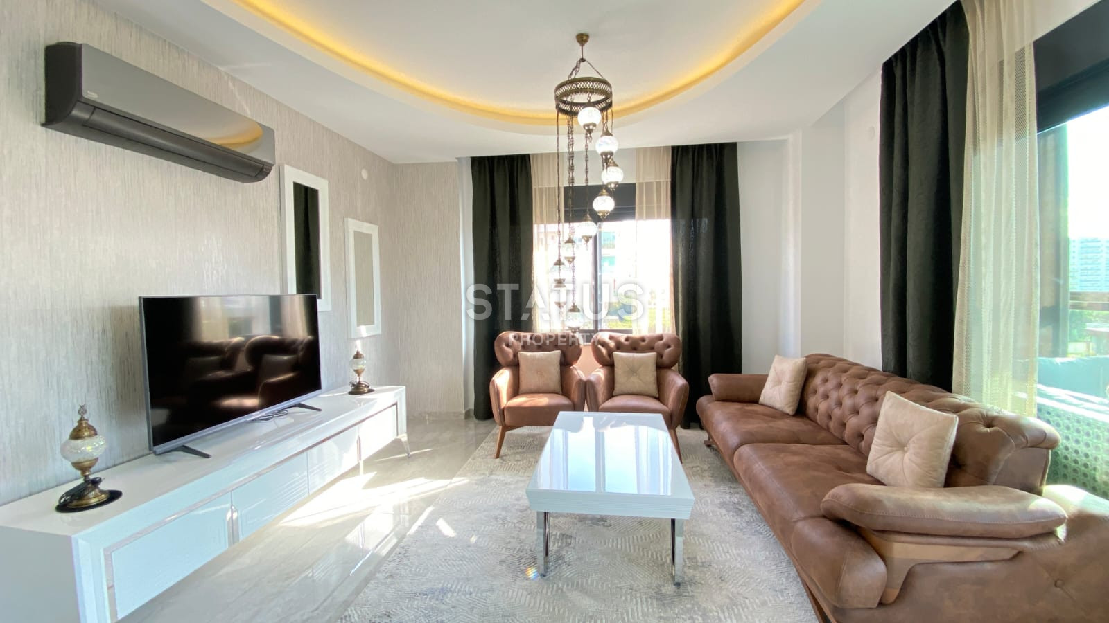 Three-room furnished apartment in the Kestel area, 87m2 фото 2