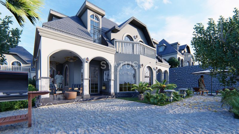 New luxury view villas in Tepe area, 245 m2 фото 1