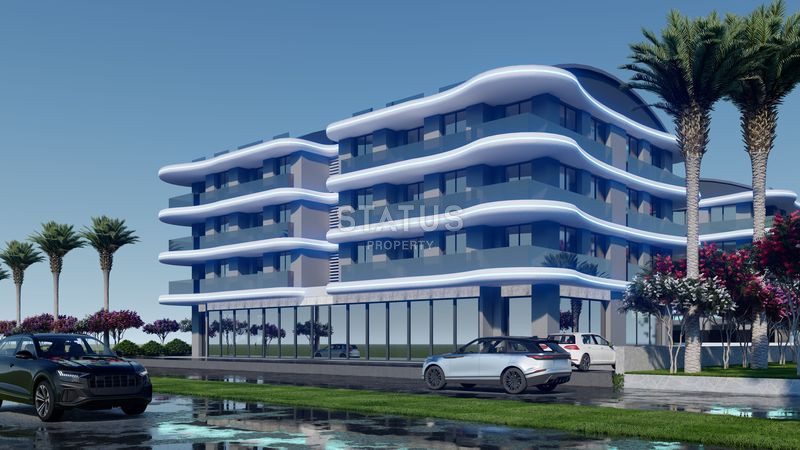 Новый стильный инвестиционный проект на первой береговой линии в Окурджаларе. 47-120м2 фото 1