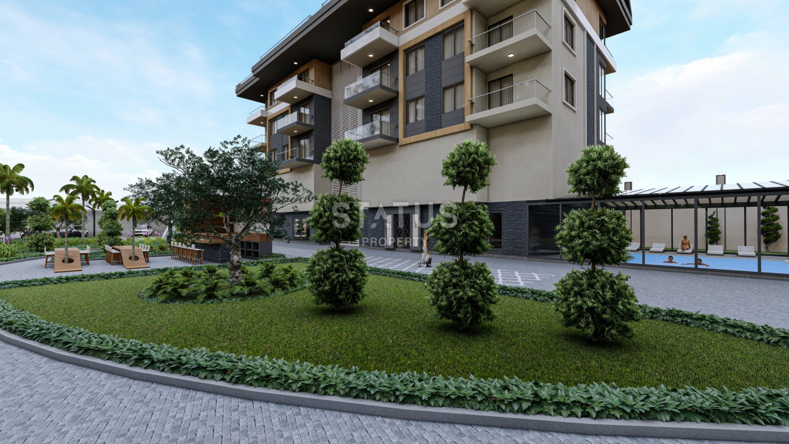 Investment apartment in a luxury project in OBA. 55m2 фото 2