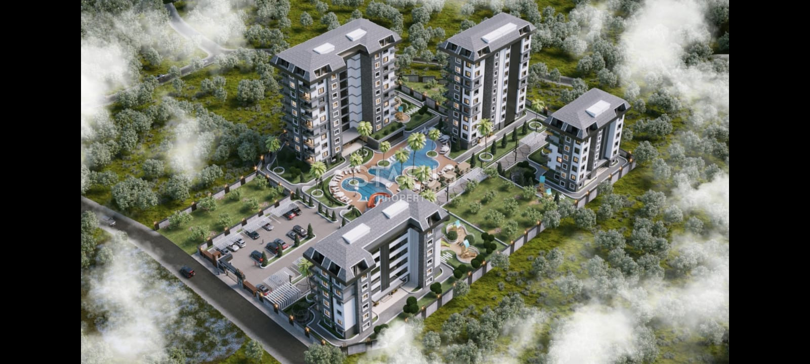 New apartments 1+1 in a new residential complex in Avsallar. 55m2 фото 2