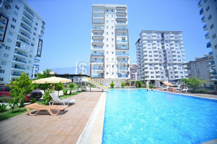 Большая квартира 1+1 в комплексе с бассейном, Махмутлар, 75 м2 фото 1