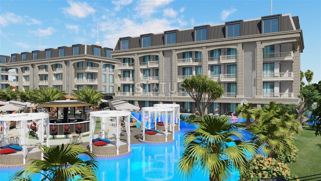 Luxurious residential complex 550m from the sea in Turkler. 53.5m2 - 122m2 фото 2