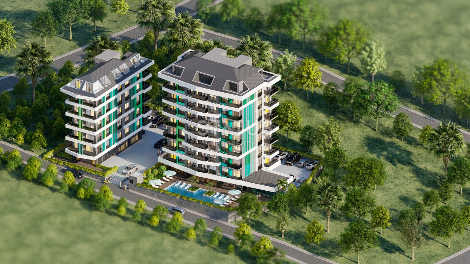 The last apartments in the residential complex with a good location in Avsallar. 105m2 - 158m2 фото 2