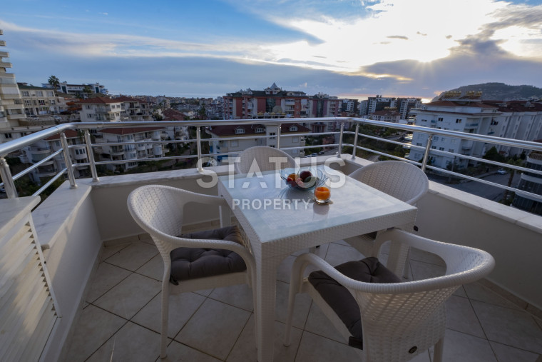 Three-room apartment with sea and city views in Cikcilli, 100 m2 photos 1