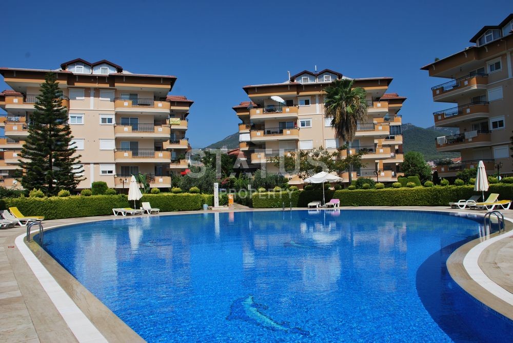 Furnished apartment 2+1 in a complex with a swimming pool in Oba, 102 m2 фото 1