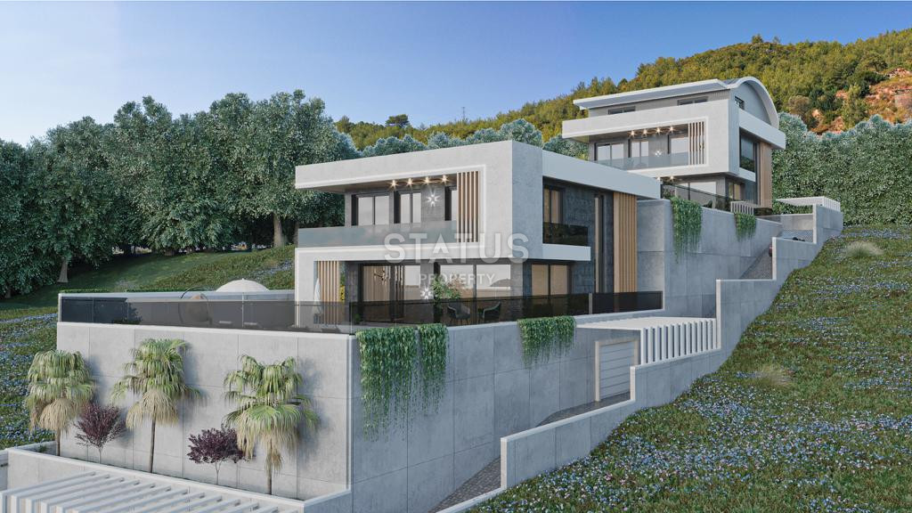 Villa 4+1 in the central mountainous area of Alanya-Tepe, 342 m2 фото 2
