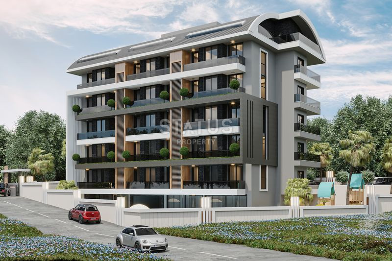 Three-room and four-room apartments in a new residential complex in Avsallar. 79m2 - 115m2 фото 1