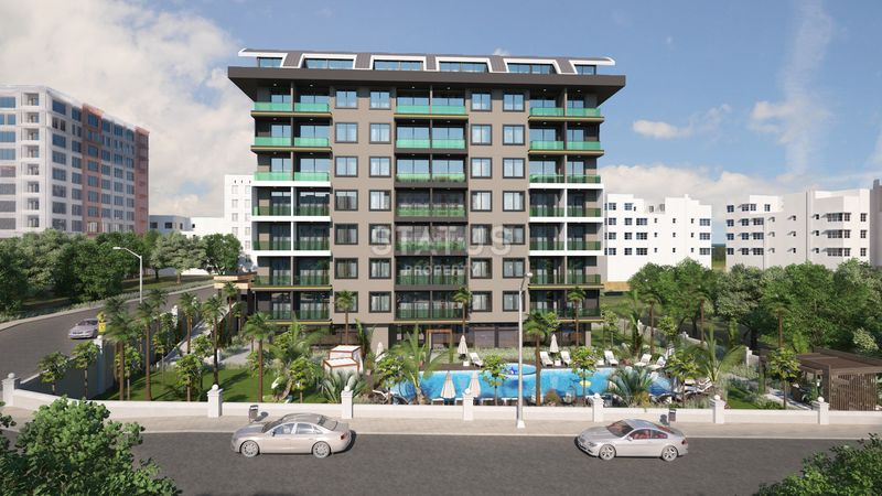 Достойный жилой комплекс с привлекательными ценами в 600м от моря в Авсалларе. 50м2 – 116м2 фото 1