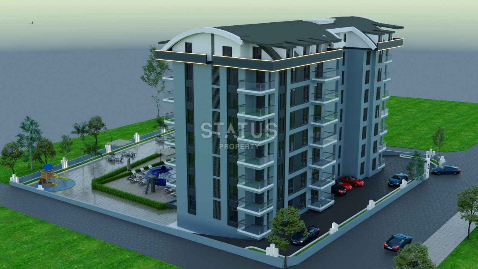 Проект долевого строительства с просторными квартирами в Газипаше. 52м2-140м2 фото 2