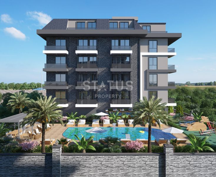 Great prices, transfer to the sea, premium residential complex in the open area of Konakli, 50m2 - 100m2 фото 1