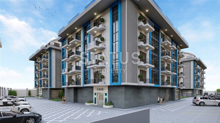 The latest one-bedroom apartments in a residential complex with infrastructure in the Oba area. 47.5 m2 photos 1