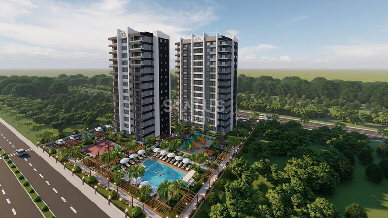 Residential complex from a reliable developer in Mersin, 300m from the sea. 68m2 - 115m2 фото 1