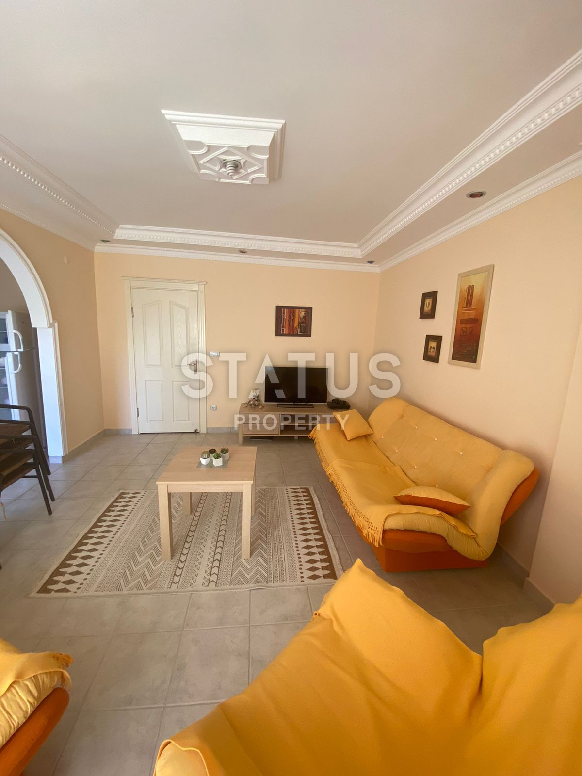 Three-room furnished apartment 200m from the sea in the open area OBA. 105m2 фото 2