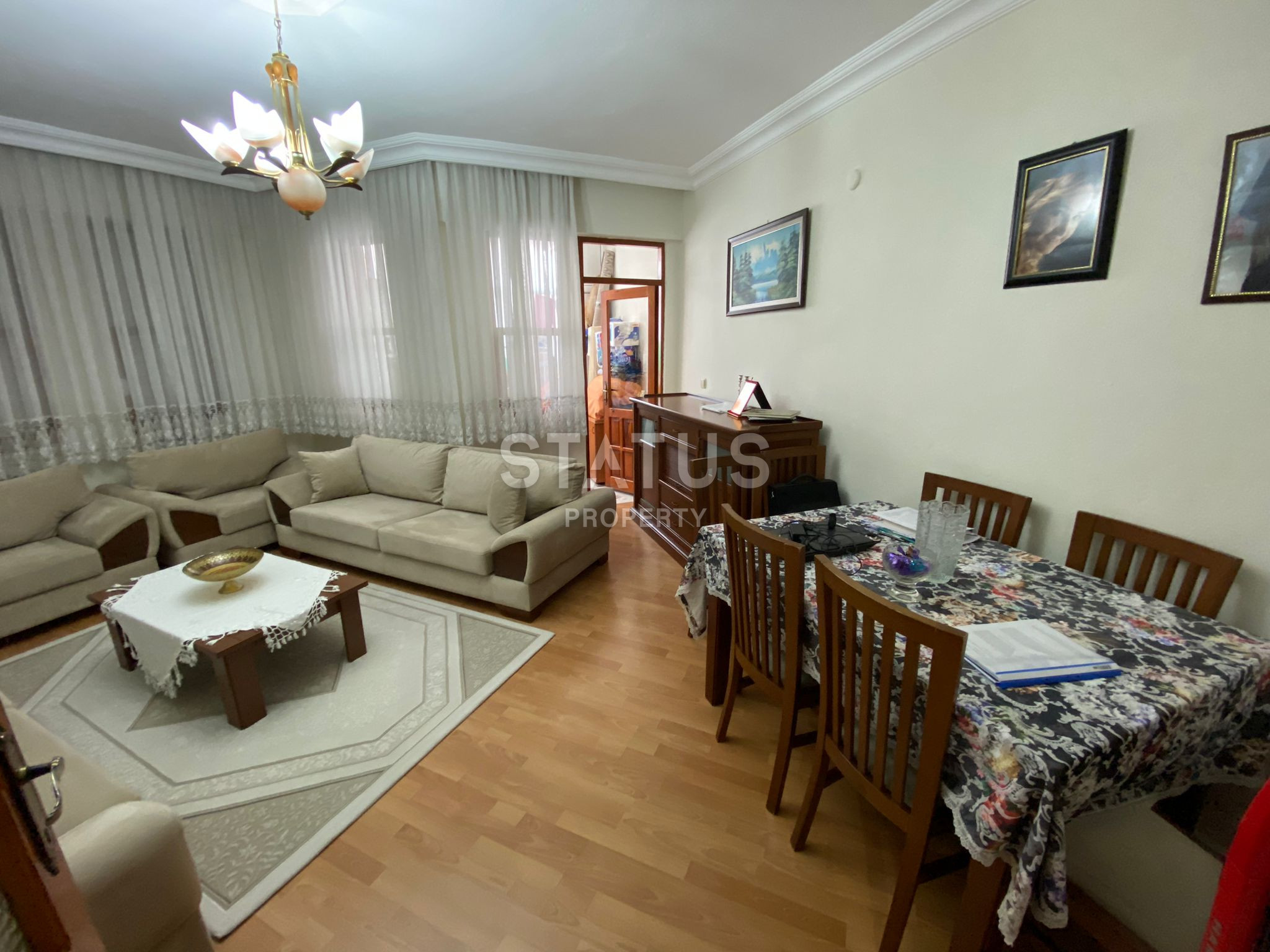 Просторная квартира с 3 спальными в 1 км от моря в центре Аланьи районе Хаджет. 140м2 фото 1
