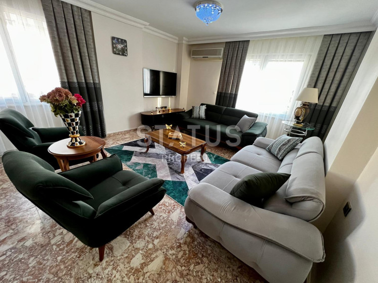 Furnished three-room apartment by the sea in Mahmutlar district, 115m2. photos 1