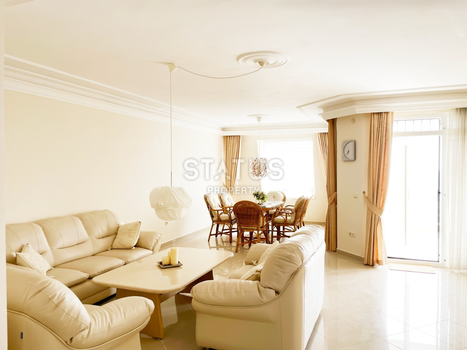 Luxurious duplex with sea and Kale views in Alanya, 250m2 фото 2