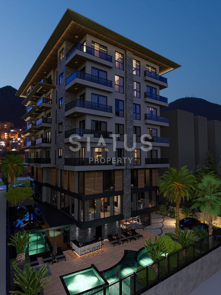 Three-room apartment in the center of Alanya from a leading developer 72m2 фото 1
