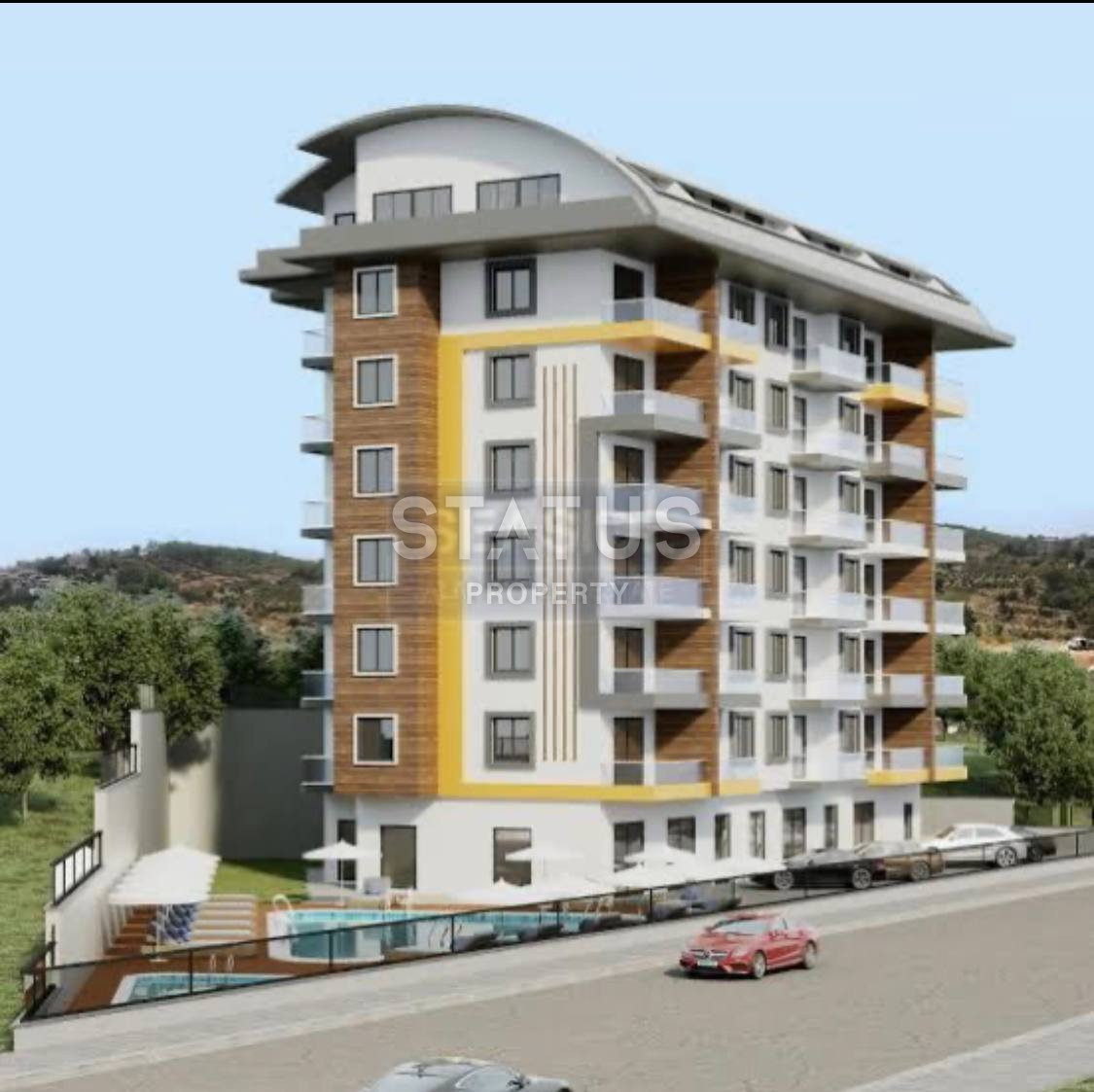 View apartment 1+1 in Demirtas area 60m2 фото 1