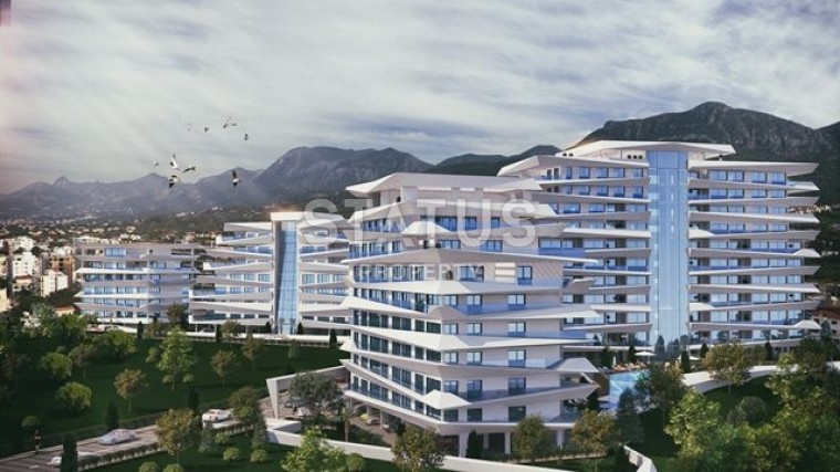 Элитные 2-комнатные апартаменты 75 м2 в центре Кирении фото 1