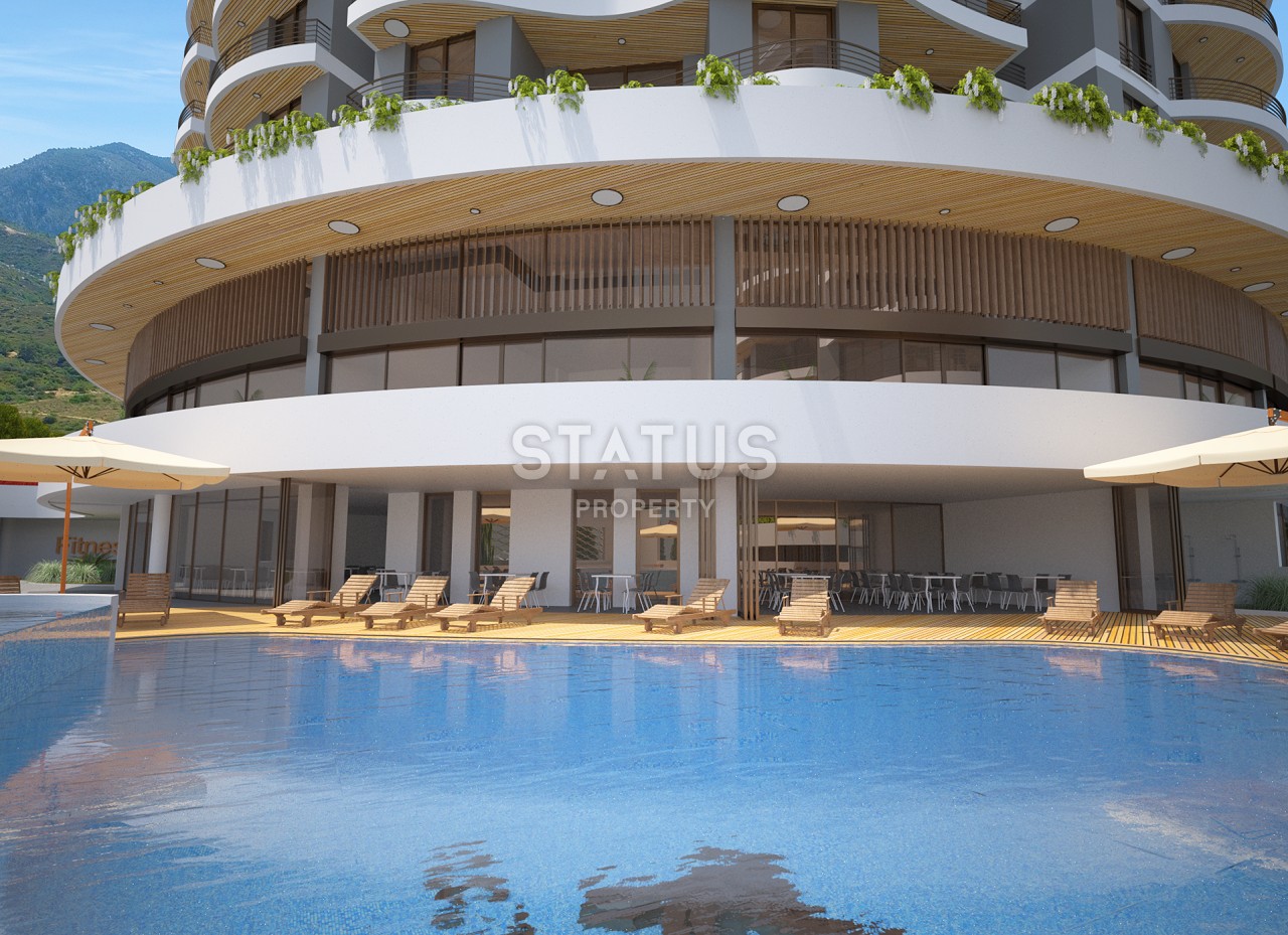 2-room apartment 47 m? in a luxury complex in the center of Kyrenia фото 1