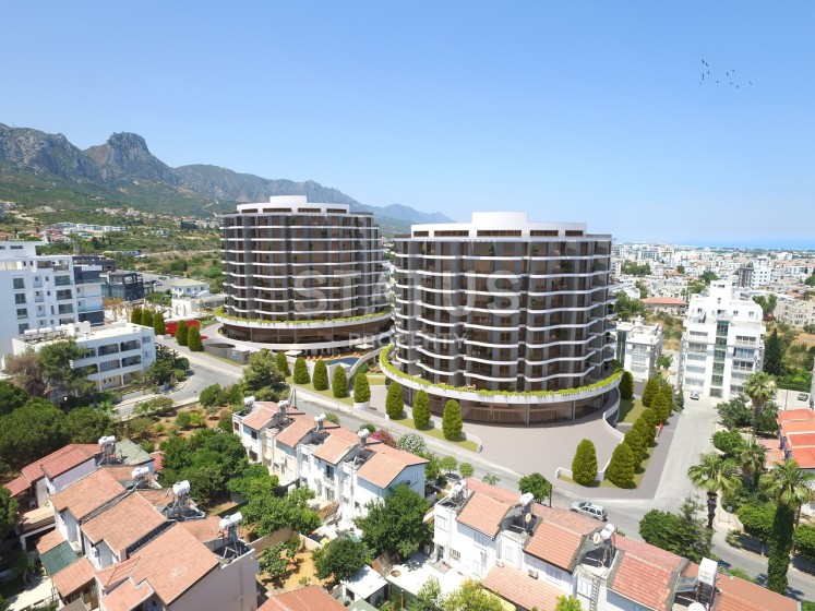 3-комнатные апартаменты 79 м2 в элитном комплексе в центре Кирении фото 1