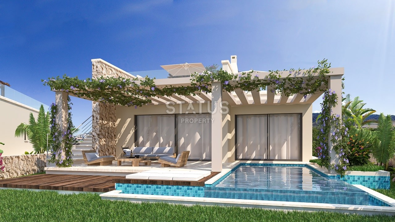 4-room bungalow 120 m? with private pool in a prestigious complex 200 meters from the beach фото 1