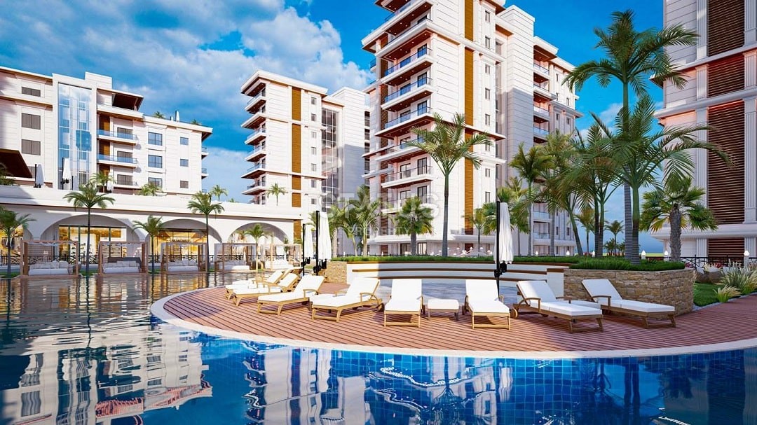 3-room apartment 77 m? in a luxury complex 5 minutes from the beach фото 1