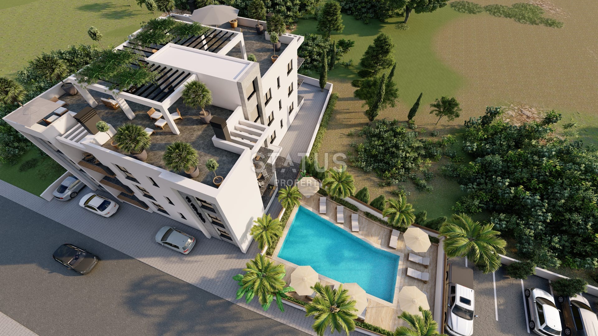 Apartment 2+1 (83 m?) in a new complex in Alsancak фото 1
