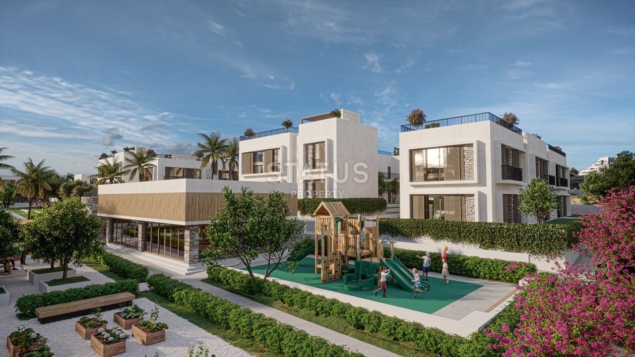 Apartment 2+1 (117 m?) with a private garden in a new complex in Alsancak фото 2