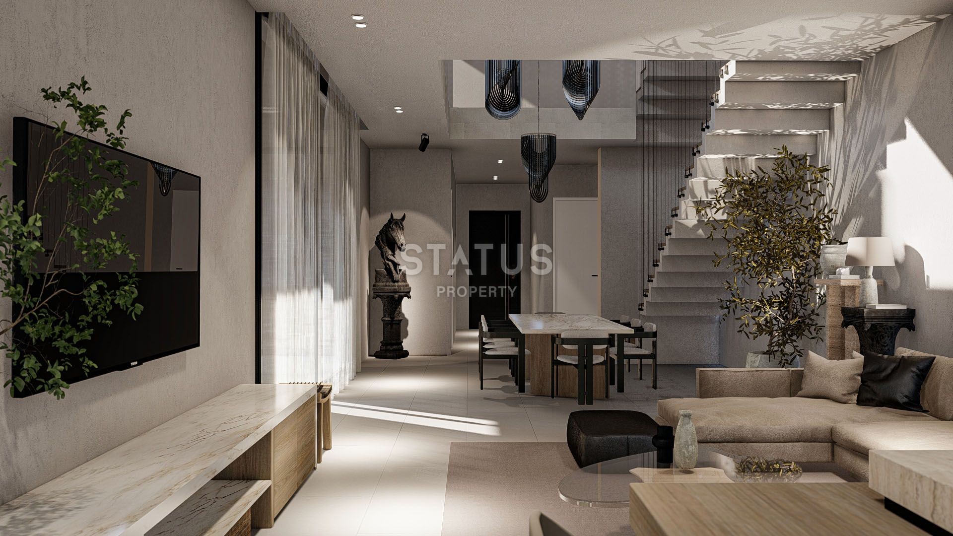 Three-room apartment Penthouse 95 m? in a new complex in Lapta фото 2