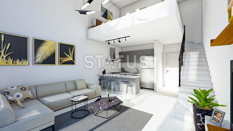 Two-room apartment Loft 56.6 m? in a new complex 600 meters from the beach photos 1