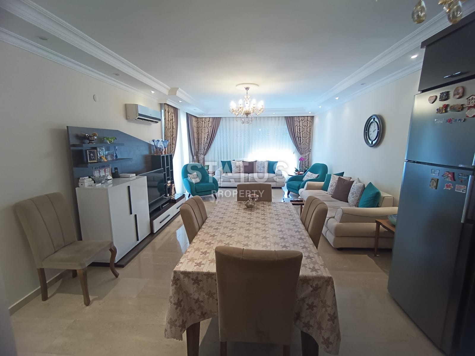 Cozy spacious apartment 2+1 in the open area of Tosmur, 110m2 фото 1