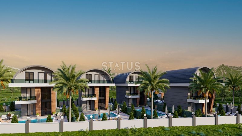 New villas 3+1 with a private pool in the Payallar area, 200 m2 фото 1