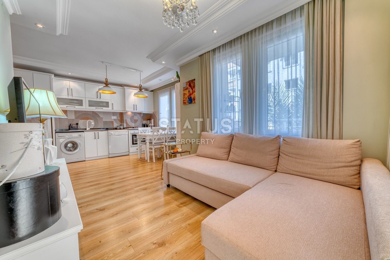 Cozy apartment 1+1 300 meters from Cleopatra beach, 49 m2 фото 1