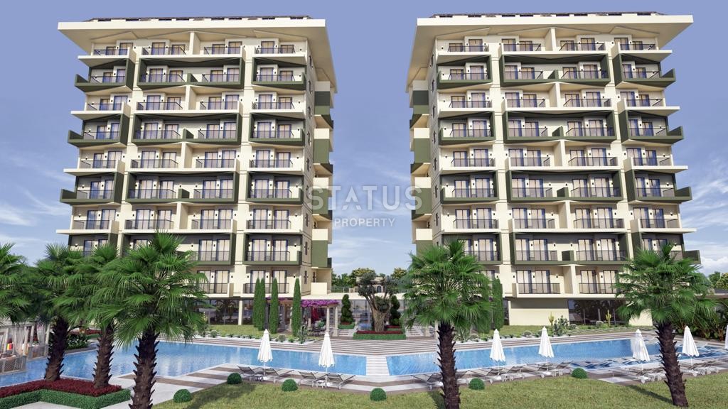 One-bedroom apartment in a luxury complex in Demirtas, 54 m2 фото 1