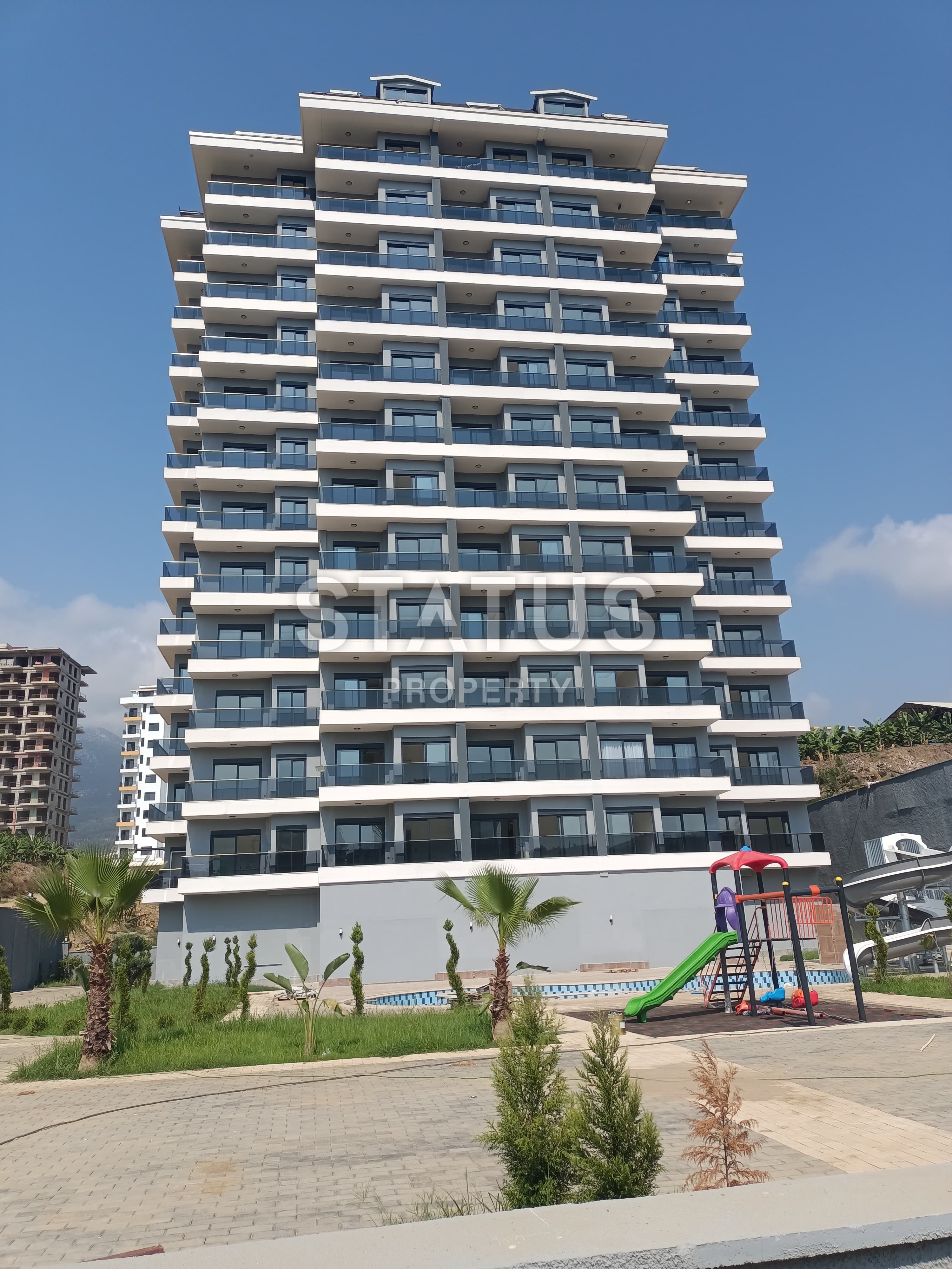 Two-room apartment in a complex with water slides, 55 m2 фото 1