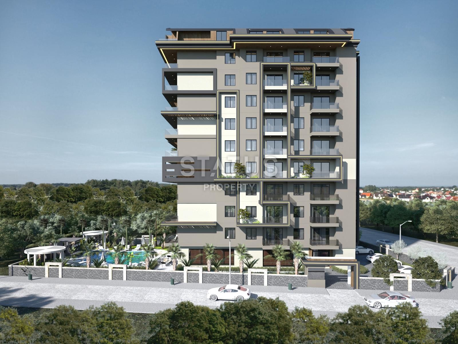 Project in Mahmutlar area with minimum down payment, 56.5 -139.5 m2 фото 1