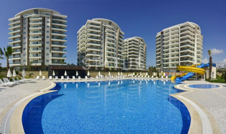 Apartment in Avsallar in a complex with water slides, next to Incekum beach, 68 m2 photos 1