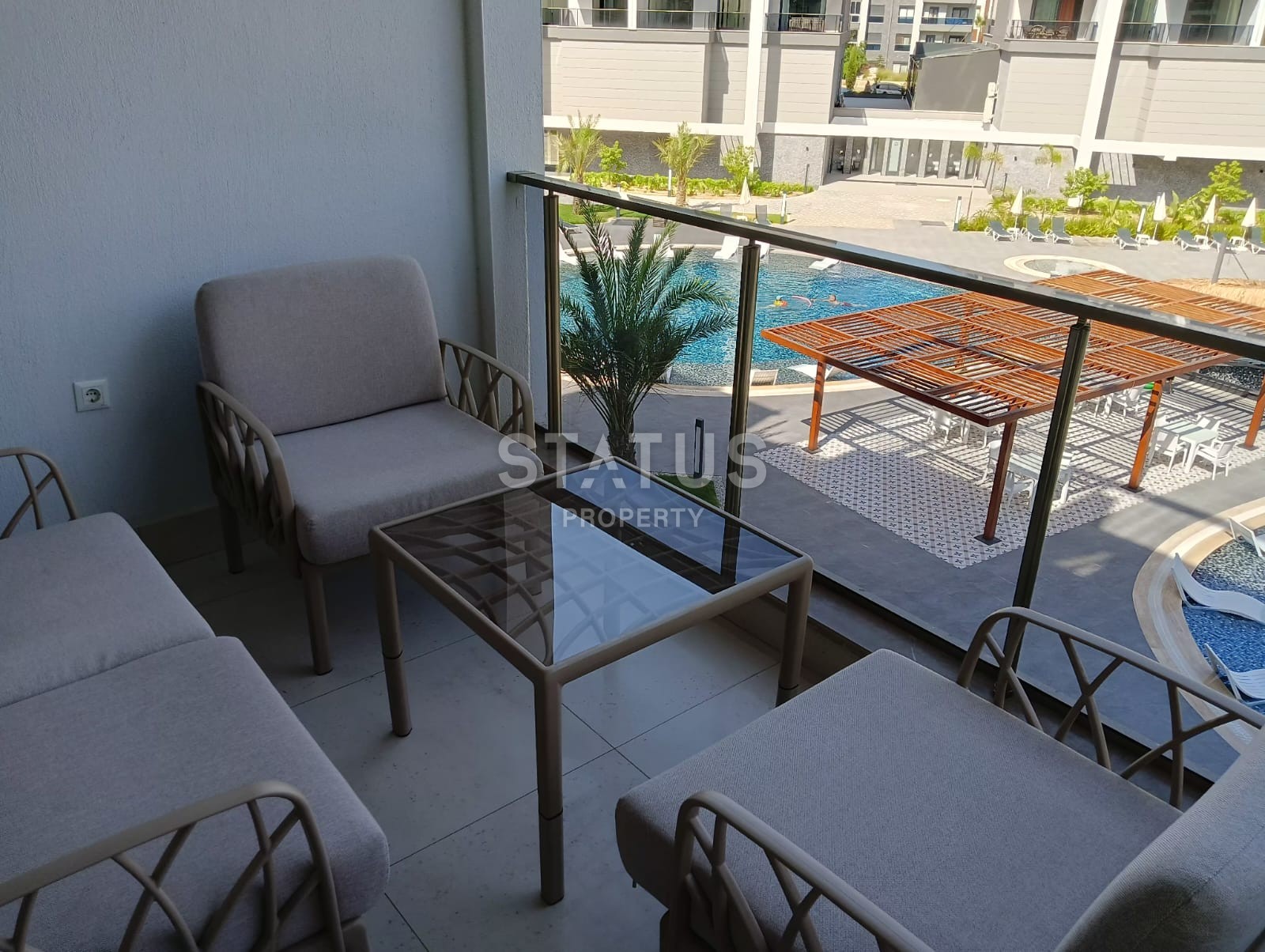 Two-room apartment in a beautiful complex in Oba, 50m2 фото 2