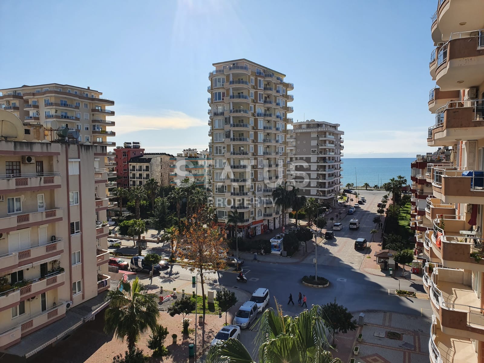 Квартира с видом на море, с мебелью в районе Махмутлар. 110 кв.м. фото 2