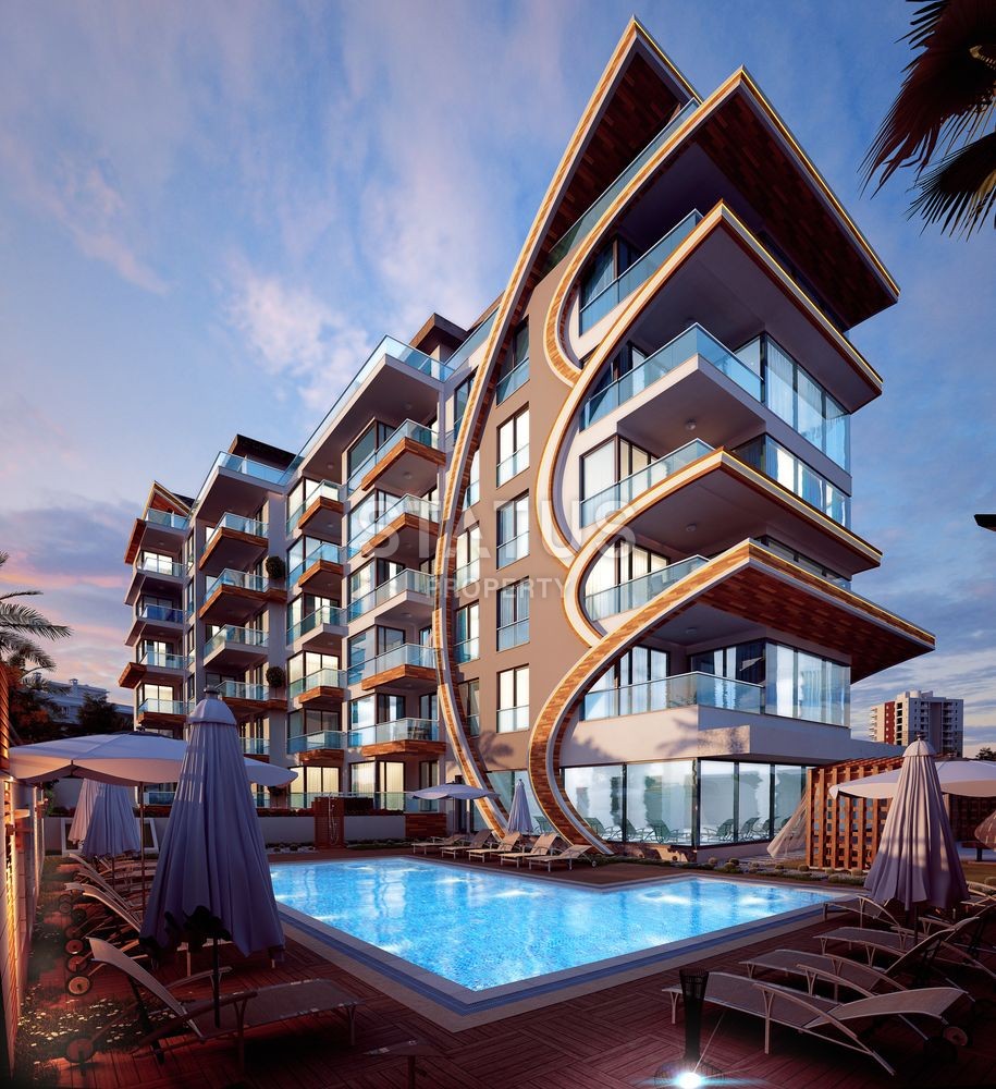 Luxury apartments on the Mediterranean coast, Alanya, Kestel фото 1