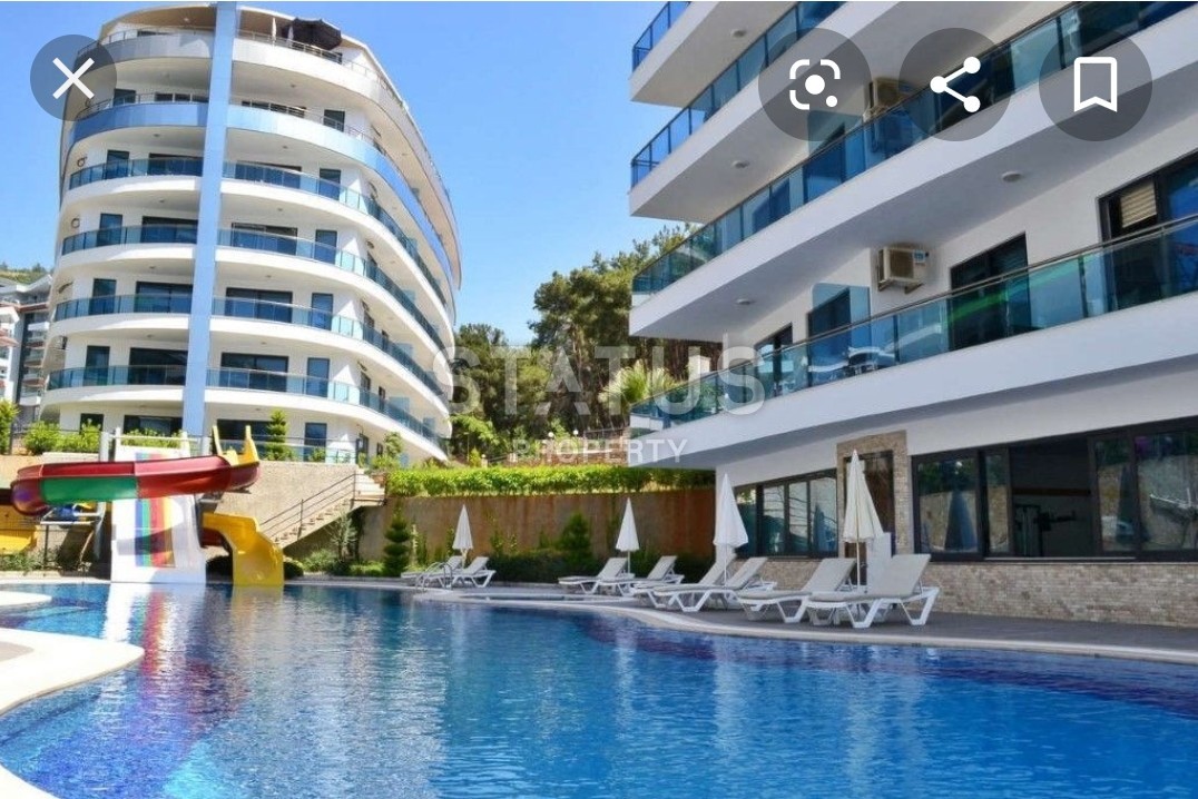 New excellent apartment 1+1 in a luxury class complex in Kargicak! 70 m2 фото 1