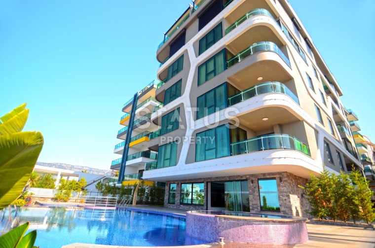 Apartment 2+1 with furniture and appliances with direct sea views! photos 1