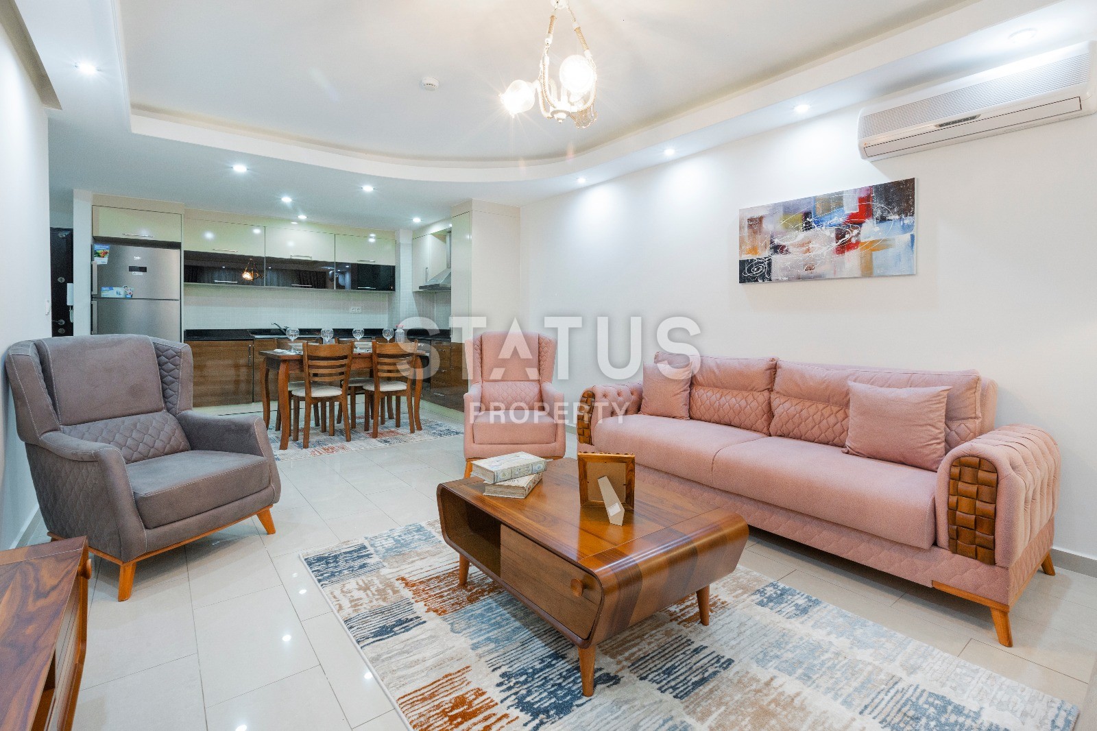 Beautiful furnished two-bedroom apartment in a luxury complex in Mahmutlar фото 2